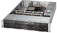 SuperMicro 2U SYS-6027R-72RF 2x6С E5-2620v2/32Gb/8x300Gb SAS 2.0 Ent.15k/DVD-RW