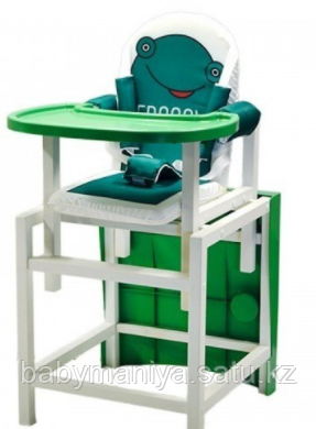 Стул-стол для кормления BABYS FROGGY Зеленый