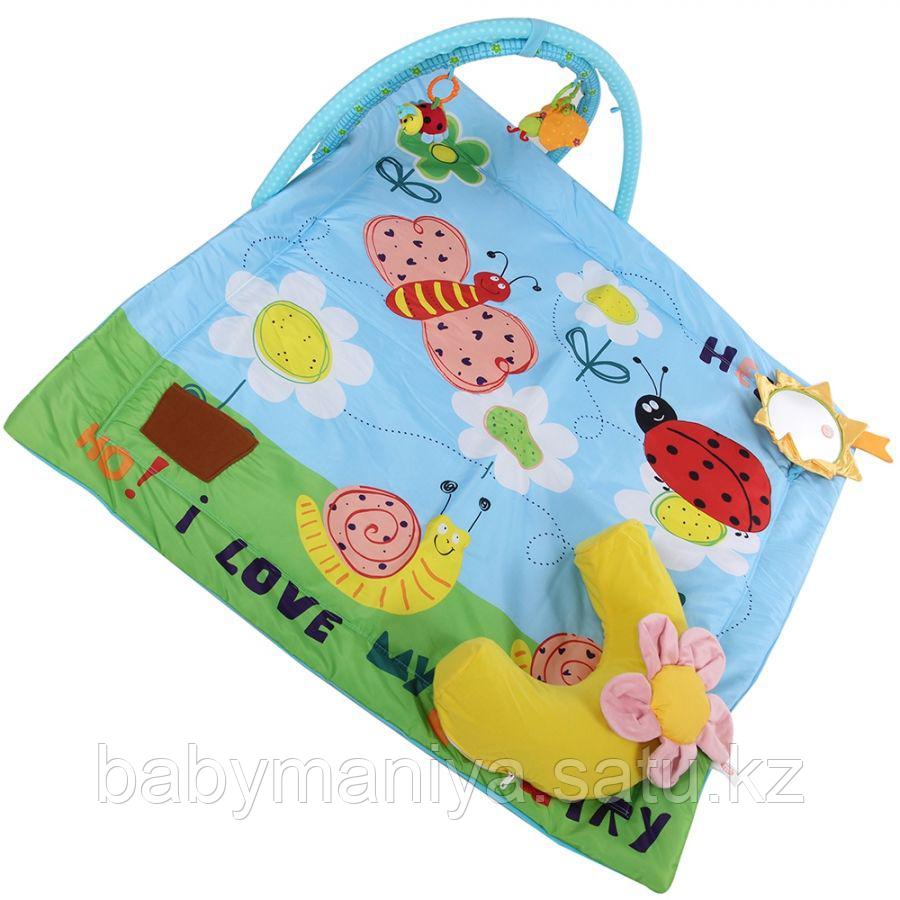 BIBA TOYS РАЗВИВАЮЩИЙ КОВРИК ВЕСЕЛЫЙ САД