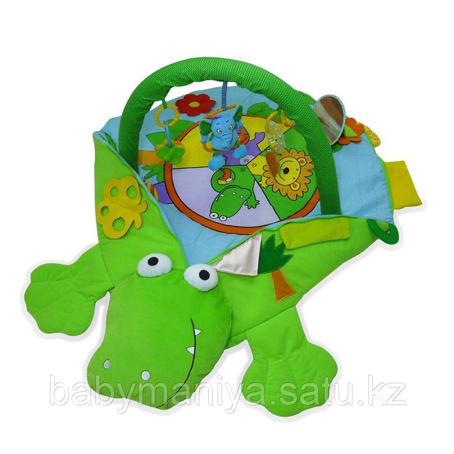 BIBA TOYS РАЗВИВАЮЩИЙ КОВРИК-ТРАНСФОРМЕР "КРОКОДИЛ" 4 В 1 86*56*47 СМ