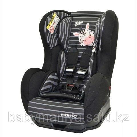Nania COSMO SP Автокресло 0-18кг ANIMALS ZEBRE BLACK черн.