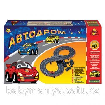 Тилибом Автодром 8-ка 239см.220В (пульт с реостатом, звук, счётчик)