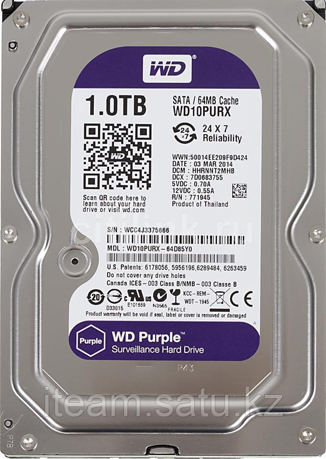 Жесткий диск HDD WD40PURZ 4Tb - фото 1 - id-p48730119