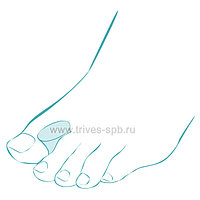 Силиконовые межпальцевые перегородки увеличенного размера СТ-51