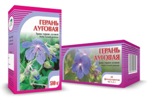 Герань луговая, трава, 50 г
