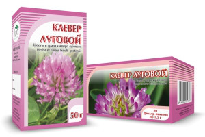 Клевер, трава и цветки, 20 ф\п