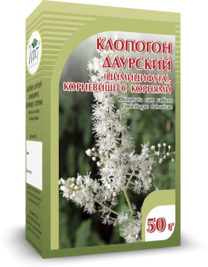 Клопогон даурский (цимицифуга), корневища с корнями, 50 г
