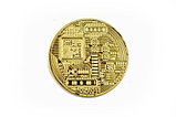 Сувенирная монета Bitcoin, фото 2