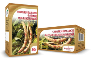 Фасоль обыкновенная, створки плодов фасоли, 30 г