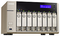 Сетевой RAID-накопитель, 8 отсеков для HDD, 2 HDMI-порта, 1 порт 10 GbE BASE-T. AMD G-series GX-424CC 2,4 ГГц,