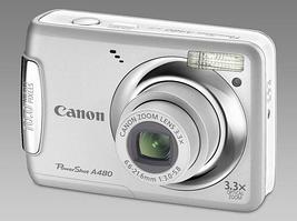 Фотоаппарат Canon PowerShot A480 Silver 