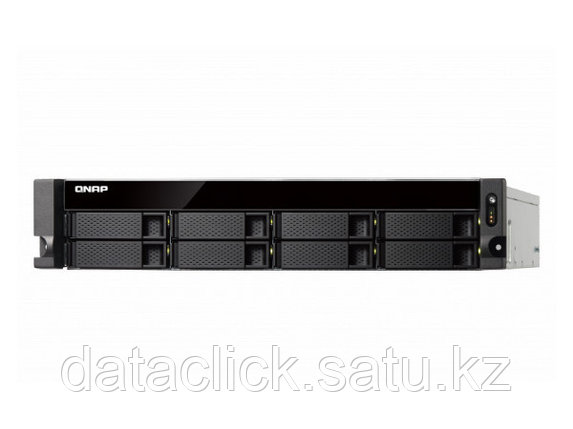 Сетевой RAID-накопитель, 8 отсеков для HDD, 2 порта 10 GbE SFP+, 2 слота M.2 SSD, стоечное исполнение, 1 блок , фото 2