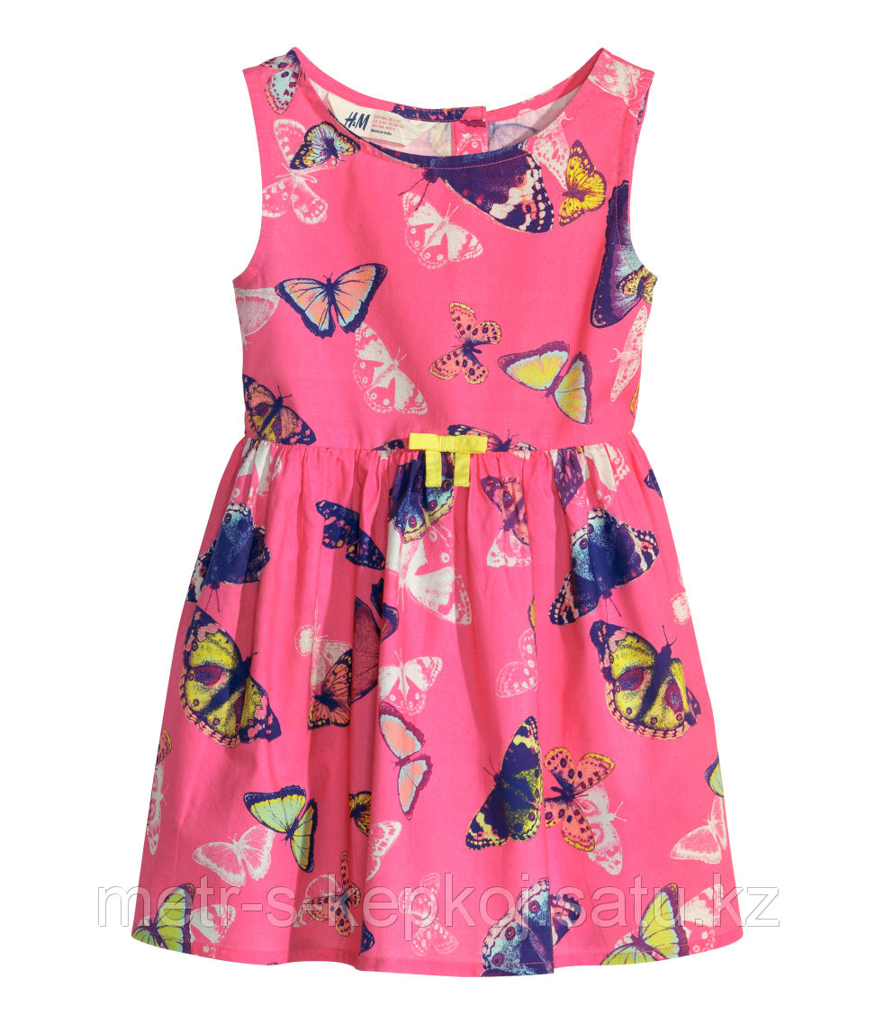 Платье розовое с бабочками H&M