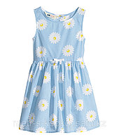 Платье голубое с ромашками H&M