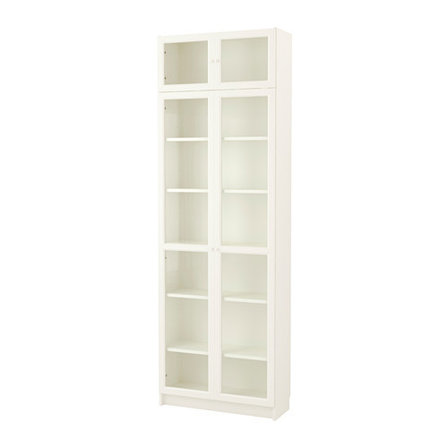 Шкаф БИЛЛИ/ОКСБЕРГ белый ИКЕА, IKEA, фото 1