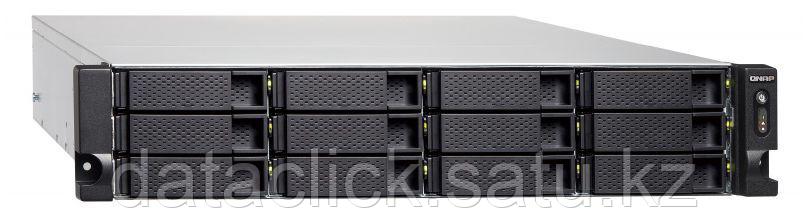 Сетевой RAID-накопитель, 12 отсеков для HDD, 2 порта 10 GbE SFP+, 2 слота M.2 SSD, стоечное исполнение, 1 блок, фото 2