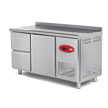 Холодильный стол с 2 ящиками и 1 дверью + вентилятор Empero