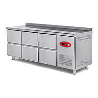 Холодильный стол с 6 ящиками + вентилятор Empero