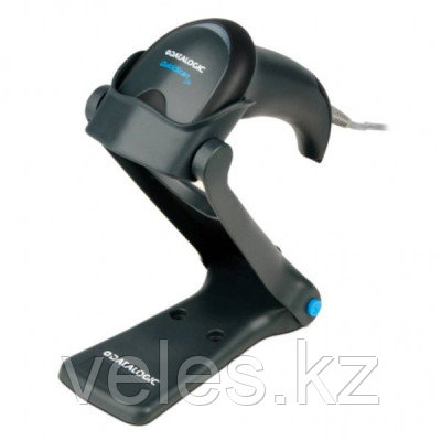 Сканер штрих-кодов ручной Datalogic QuickScan I Lite QW2100, имиджер, USB (черный, подставка в комплекте)