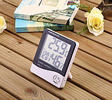 HTC-1 с большим экраном термометр  гигрометр часы, фото 3