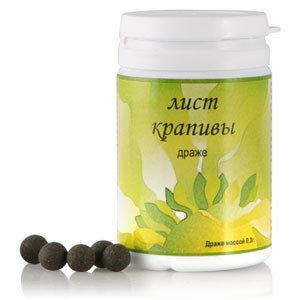 Лист крапивы, драже, 50 г