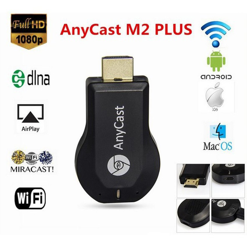 Адаптер Anycast M2 Plus RK3036 (Miracast,DLNA,Airplay) экран телефона на ТВ - фото 2 - id-p48843941