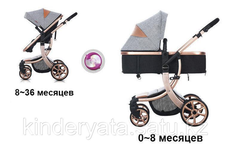 Коляска трансформер Aimile(серая)