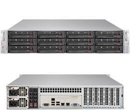 Сервер Rack 2U, 2xXeon Scalable LGA3647, 16xDDR4 LRDIMM 2666, 12x3.5HDD, RAID SAS, 2x10Gbe, 2x1200W, фото 2