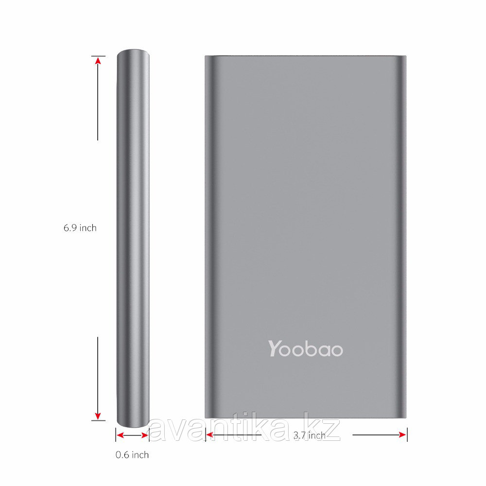 Внешний аккумулятор Yoobao A1 Slim power bank 10000 mAh - фото 7 - id-p48875129
