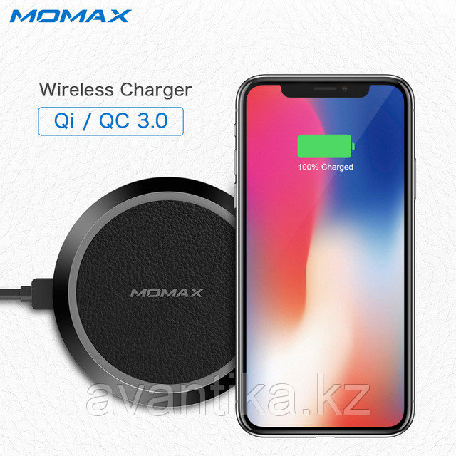 Беспроводное зарядное устройство MOMAX Q.PAD 10W Qi Fast Wireless Charger 