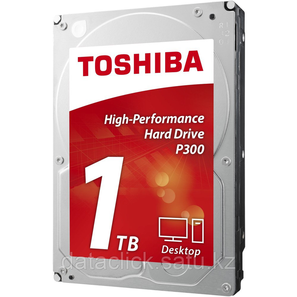Жесткий диск HDD 1Tb TOSHIBA P300 SATA 6Gb/s 7200rpm 64Mb 3.5" HDWD110UZSVA - фото 1 - id-p48895652