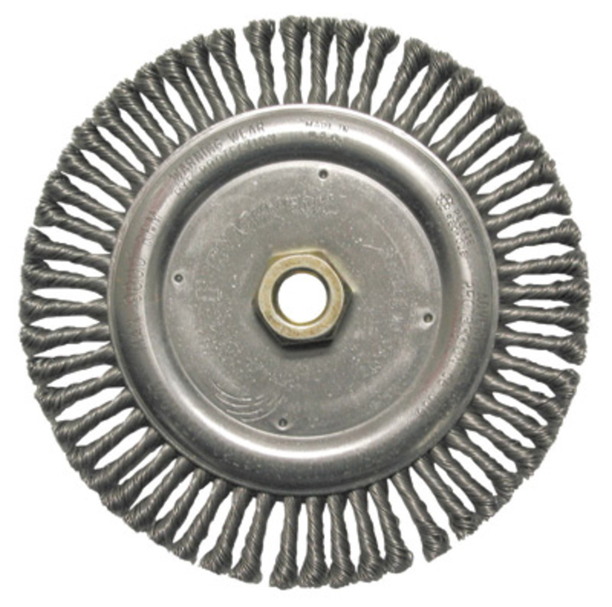 Щётка дисковая D 178 x 6 x 22,2 mm. Weiler Жгутовая стальная проволока 0,5mm