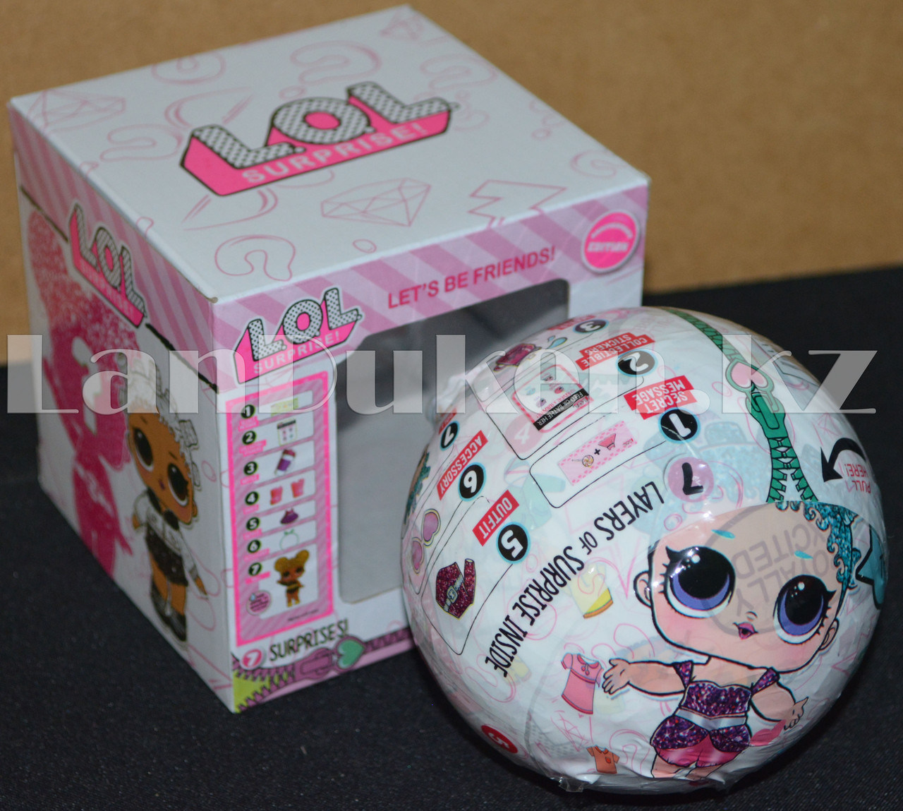 Кукла-сюрприз в шарике LOL Surprise! в индивидуальной коробке (юбилейный выпуск) - фото 3 - id-p48900078