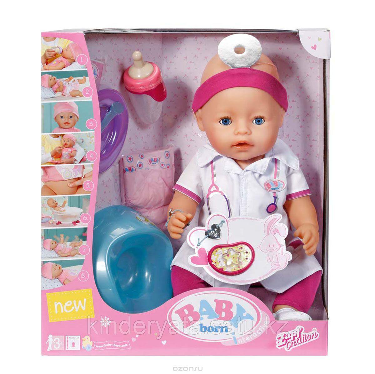 Baby Born Интерактивная кукла Доктор,43 см.