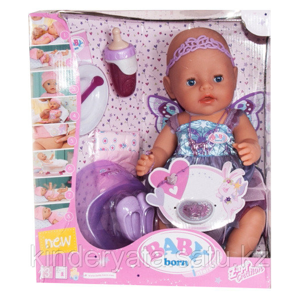 Baby Born Интерактивная кукла Фея,43 см.