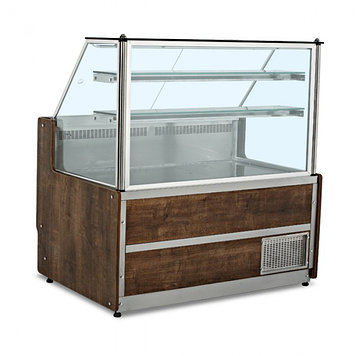 Витрина Плутон для мяса и закусок с прямым стеклом EMPERO