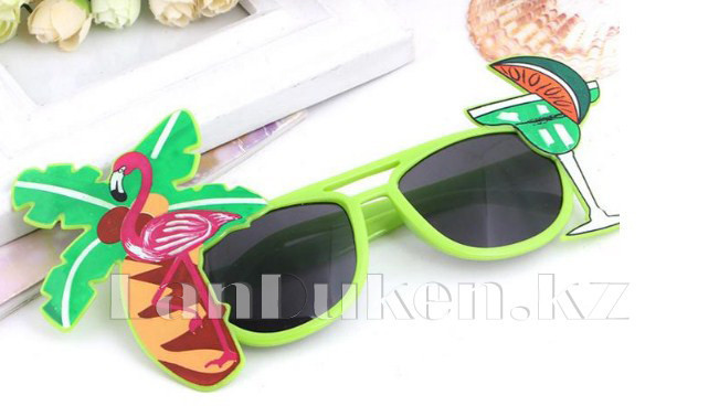 Карнавальные очки "Фламинго" цвета в ассортименте - фото 5 - id-p48919764