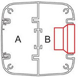 DKC Алюминиевая колонна 0,5 м, цвет темно-серебристый металлик, фото 3