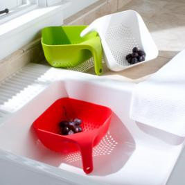 Дуршлаг Joseph Square Colander малиновый, фото 2