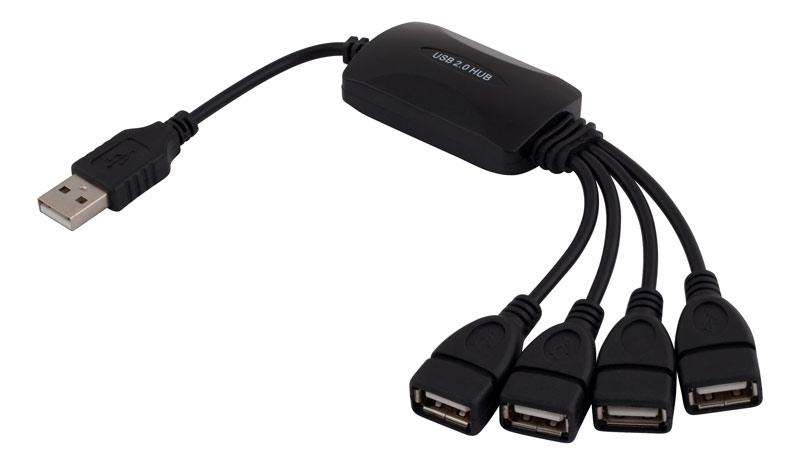USB разветвитель концетратор USB HUB 4-port USB2.0