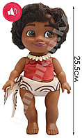 Музыкальная говорящая кукла малышка Моана высота 25.5 см