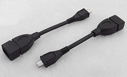 OTG кабель. USB-microUSB