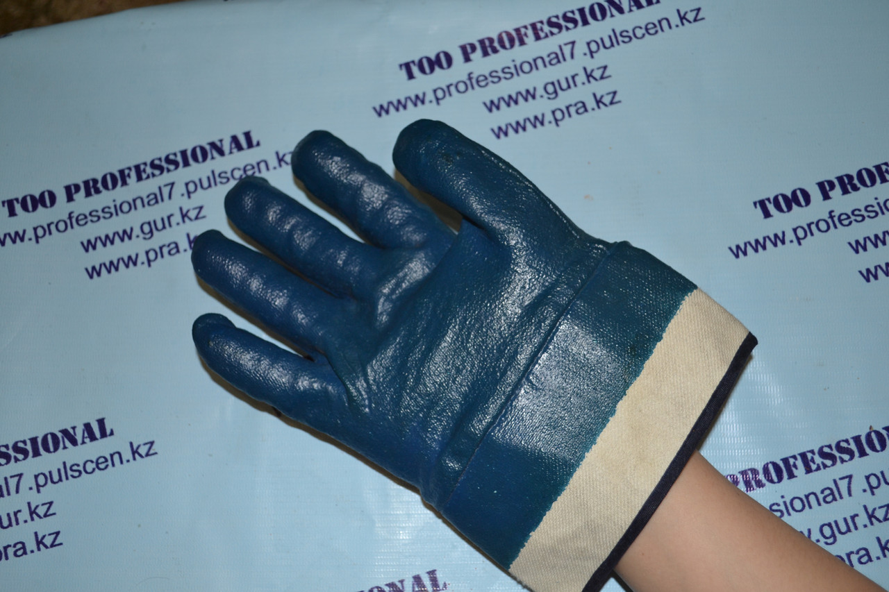 Перчатки ХБ с полным нитриловым покрытием - фото 2 - id-p36674735