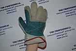 Перчатки комбинированные спилковые Докер, фото 4