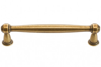 Мебельная ручка, замак, размер посадки 128 мм, цвет бронза античная французская