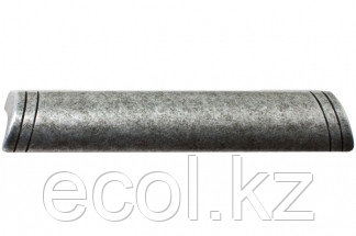 Мебельная ручка, замак, размер посадки 128-96 мм, цвет железо античное чёрное