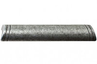 Мебельная ручка, замак, размер посадки 128-96 мм, цвет железо античное чёрное