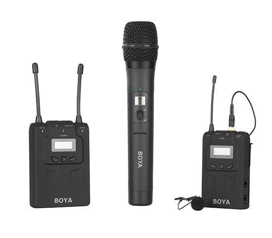 Беспроводной комплект радиомикрофонов Boya BY-WM8+BY-WHM8