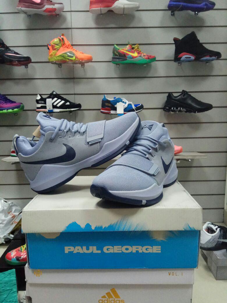 Баскетбольные кроссовки Nike PG1 from Paul George серые - фото 1 - id-p48988754