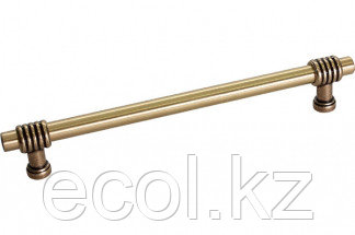 Мебельная ручка, замак, размер посадки 448 мм, отделка золото темное